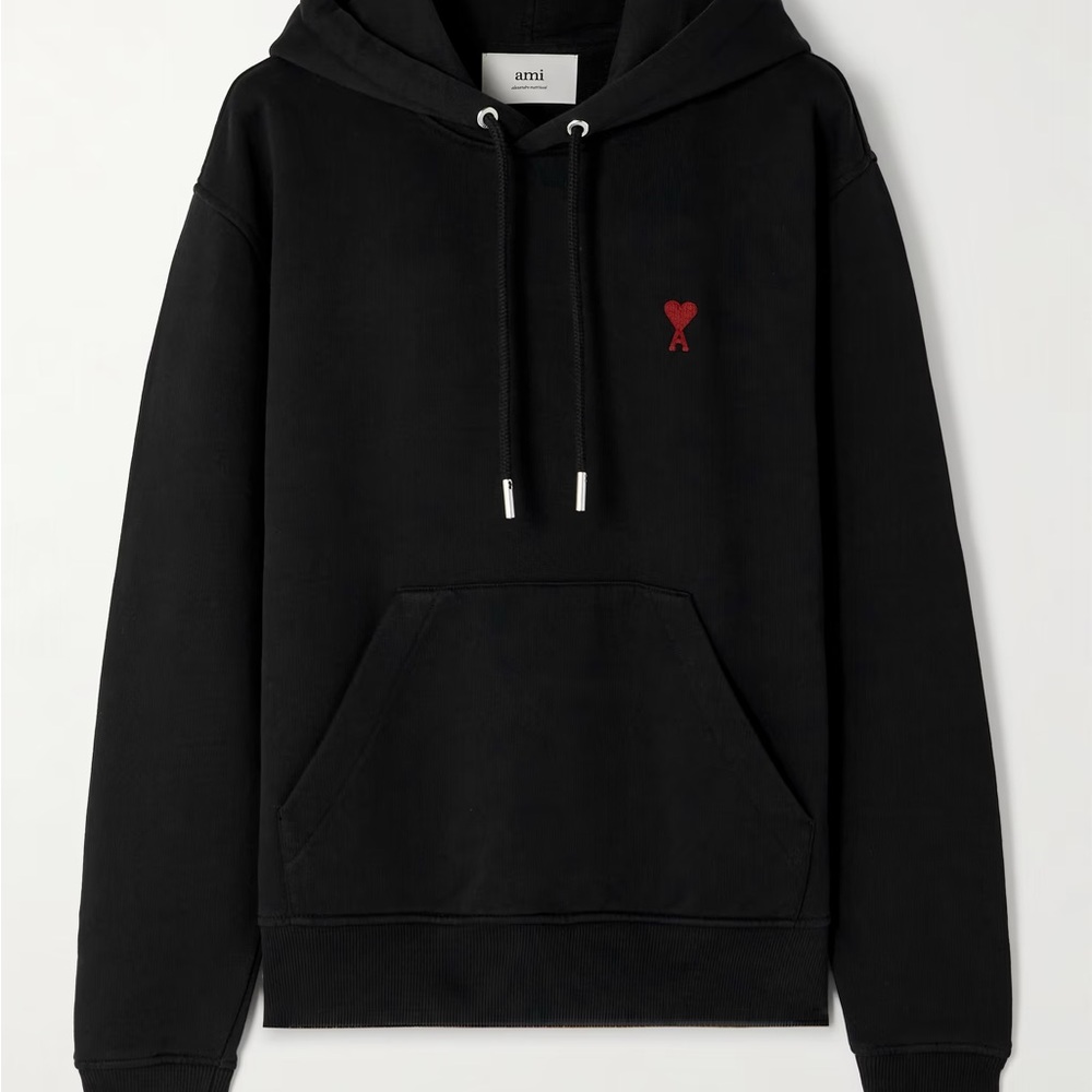 AMI Paris Black Hoodie